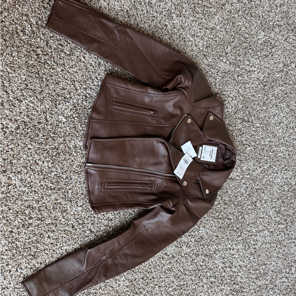Vegan Leather Moto Jacket